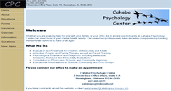 Desktop Screenshot of cahabapsychology.com